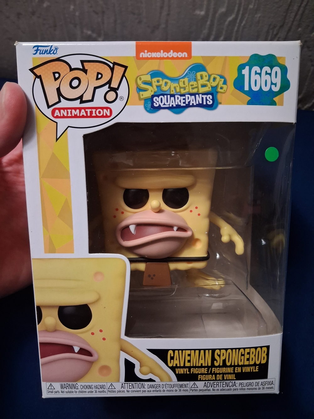 Funko Pop! Animation: SpongeBob SquarePants – Caveman SpongeBob #1669 (NIB)